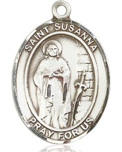 St Susanna Oval Patron Saint Series Available in 3 Sizes