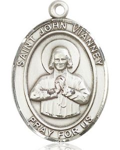 St John Vianney Oval Patron Saint Series Available in 3 Sizes