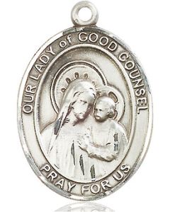 Our Lady of Good Counsel Oval Patron Saint Series Available in 3 Sizes