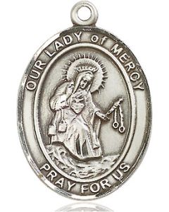 Our Lady of Mercy Oval Patron Saint Series Available in 3 Sizes