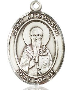 St Athanasius Oval Patron Saint Series Available in 3 Sizes