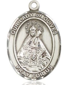 Our Lady of Olives Oval Patron Saint Series Available in 3 Sizes