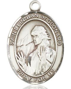St Finnian of Clonard Oval Patron Saint Series Available in 3 Sizes