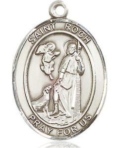 St Roch Oval Patron Saint Series Available in 3 Sizes