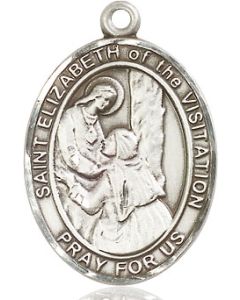 St Elizabeth of the Visitation Oval Patron Saint Series Available in 3 Sizes