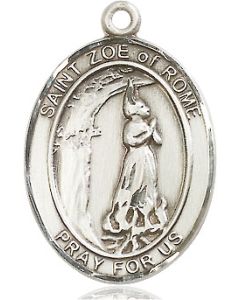 St Zoe of Rome Oval Patron Saint Series Available in 3 Sizes