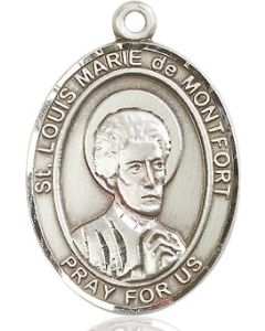 St Louis Marie de Montfort Oval Patron Saint Series Available in 3 Sizes