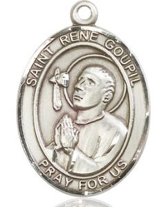 St Rene Goupil Oval Patron Saint Series Available in 3 Sizes