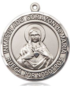 Corazon Inmaculado de Maria Round Patron Saint Series Available in 2 Sizes