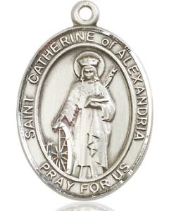 St Catherine of Alexandria Oval Patron Saint Series Available in 3 Sizes
