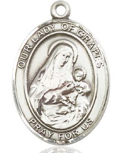 Our Lady of Grapes Oval Patron Saint Series Available in 3 Sizes