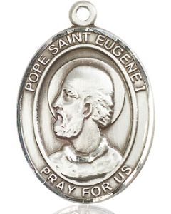 Pope St Eugene I Oval Patron Saint Series Available in 3 Sizes