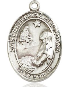 St Catherine of Bologna Oval Patron Saint Series Available in 3 Sizes