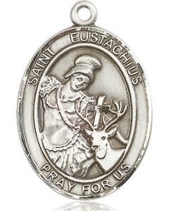 St Eustachius Oval Patron Saint Series Available in 3 Sizes