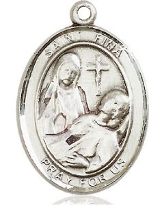 St Fina Oval Patron Saint Series Available in 3 Sizes
