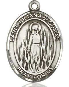 St Juliana Oval Patron Saint Series Available in 3 Sizes