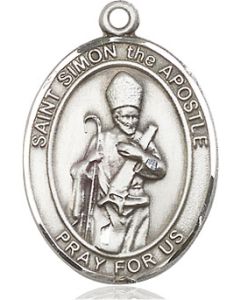 St Simon Oval Patron Saint Series Available in 3 Sizes
