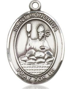 St Honorius Oval Patron Saint Series Available in 3 Sizes