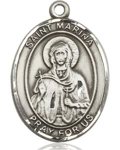 St Marina Oval Patron Saint Series Available in 3 Sizes