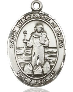 St Bernadine of Sienna Oval Patron Saint Series Available in 3 Sizes