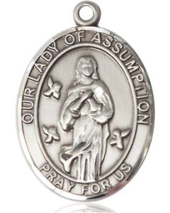 Our Lady of Assumption Oval Patron Saint Series Available in 3 Sizes