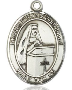 Blessed Emilee Doultremont Oval Patron Saint Series Available in 3 sizes