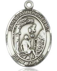 Paul the Hermit Oval Patron Saint Series Available in 2 Sizes