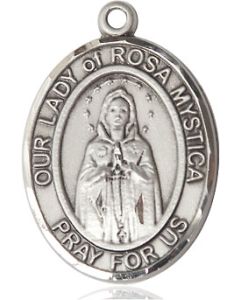 Our Lady of Rosa Mystica Oval Patron Saint Series Available in 3 Sizes