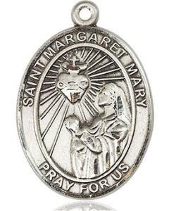 St Margaret Mary Alacoque Oval Patron Saint Series Available in 2 Sizes