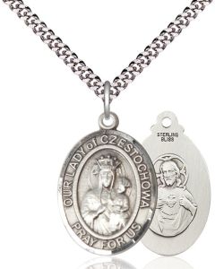 Our Lady of Czestochowa Oval Patron Saint Series Available in 3 Sizes