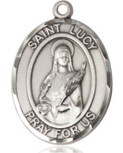 St Lucy Oval Patron Saint Series Available in 3 Sizes