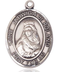 St Jadwiga of Poland Oval Patron Saint Series Available in 2 Sizes