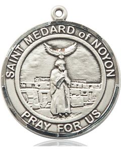 St. Medard of Noyon Round Patron Saint Series Available in 2 sizes