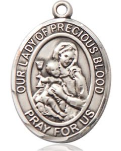 Our Lady of the Precious Blood Oval Patron Saint Series Available in 2 Sizes