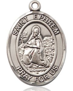 St Ephrem Oval Patron Saint Series Available in 2 Sizes