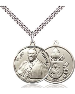 Pope Francis Round Patron Saint Series Available in 2 Sizes