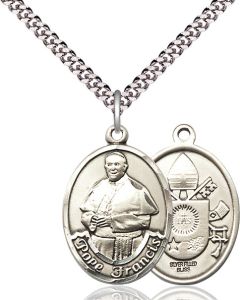 Pope Francis Oval Patron Saint Series Available in 2 Sizes