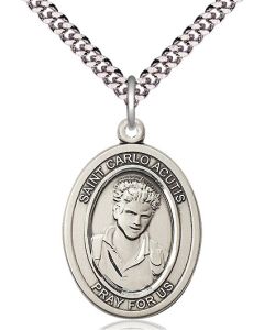 St Carlo Acutis Oval Patron Saint Series Available in 3 Sizes