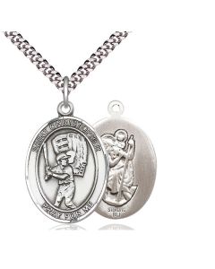 St Christopher Baseball Oval Patron Saint Series Available in 3 Sizes