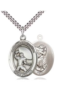 St Christpher Football Oval Patron Saint Series Available in 3 Sizes