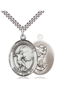 St Christopher Soccer Oval Patron Saint Series Available in 3 Sizes
