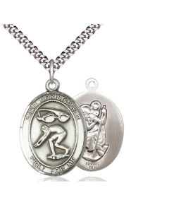 St Christopher Swimming Oval Patron Saint Series Available in 3 Sizes