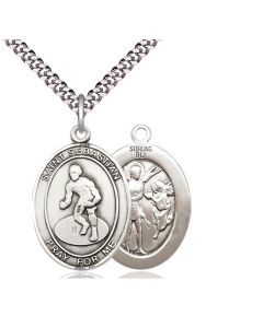 St Sebastian Wrestling Oval Patron Saint Series Available in 3 Sizes