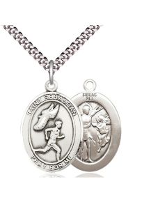 St Sebastian Track and Field Oval Patron Saint Series Available in 3 Sizes