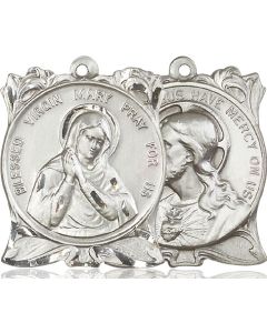 Blessed Virgin Sacred Heart of Jesus 79-164/117 - 1 x 1 1/4
