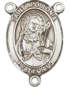 Saint Apollonia 8005CTR - 3/4 x 1/2 Rosary Center