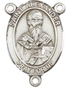 Saint Alexander Constantinople 8012CTR - 3/4 x 1/2 Rosary Center