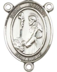 Saint Dominic de Guzman 8030CTR - 3/4 x 1/2 Rosary Center