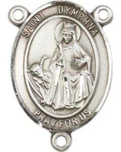 Saint Dymphna 8032CTR - 3/4 x 1/2 Rosary Center