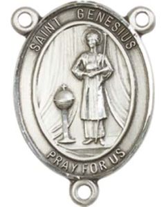 Saint Genesius of Rome 8038CTR - 3/4 x 1/2 Rosary Center
